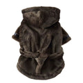 Pet Dog Towel Pajama with Hood Thickened Luxury Dog Bathrobe Quick Drying and Super Absorbent Dog Towel Puppy Shower Gown